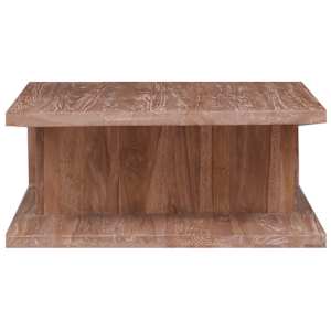 Konferenční stolek 70 x 70 x 30 cm masivní teakové dřevo - obrázek 3