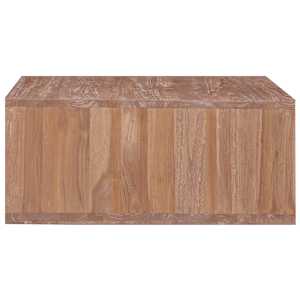 Konferenční stolek 70 x 70 x 30 cm masivní teakové dřevo - obrázek 4