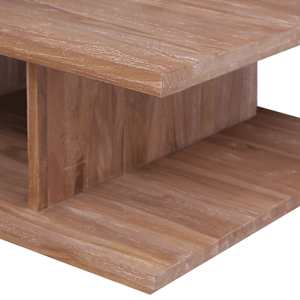 Konferenční stolek 70 x 70 x 30 cm masivní teakové dřevo - obrázek 5