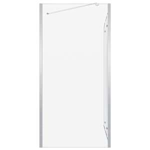 Sprchový kout 120 x 69 x 130 cm tvrzené sklo průhledný - obrázek 5