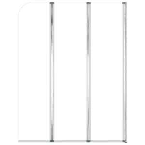 Sprchové kouty 2 ks 104 x 130 cm tvrzené sklo průhledné - obrázek 5