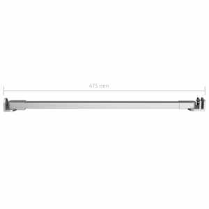 Podpůrné rameno pro sprchový kout nerezová ocel 47,5 cm - obrázek 6