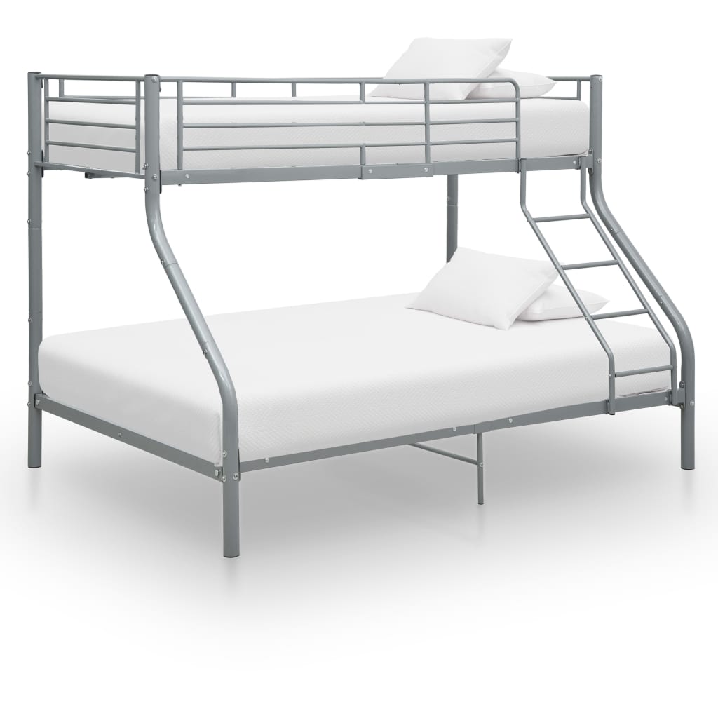 White metal bunk clearance bed frame