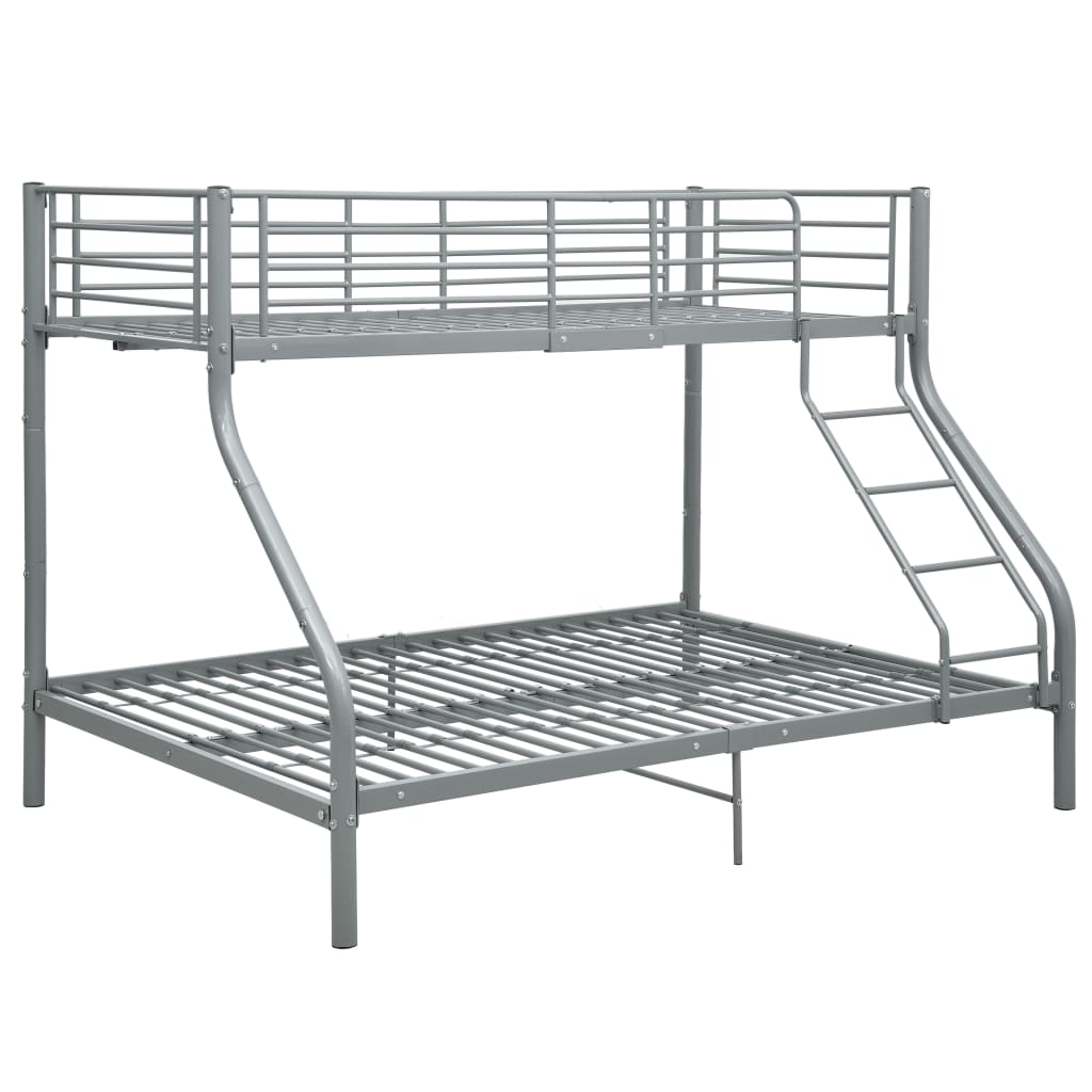 Bunk Bed Frame Metal 140x200cm/90x200cm Solid Single Bed Multi Colours vidaXL