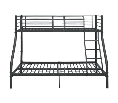 Letto a castello per bambini in legno massello 90x200 cm - con scale e