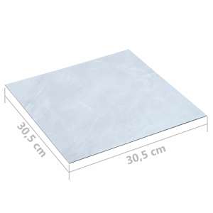 Podlahová prkna 55 pcs Bílý 5,11 m² PVC - obrázek 6