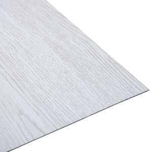 Podlahová prkna 5,11 m² 55 pcs PVC Bílá dřevo - obrázek 3