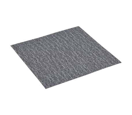vidaXL Plăci de pardoseală autoadezive, gri, 5,11 m², PVC