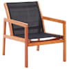 vidaXL aiatool, must, eukal&uuml;ptipuit ja tekstileen