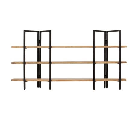 vidaXL Biblioth&egrave;que &agrave; 3 niveaux 160x31x80 cm Bois de manguier massif