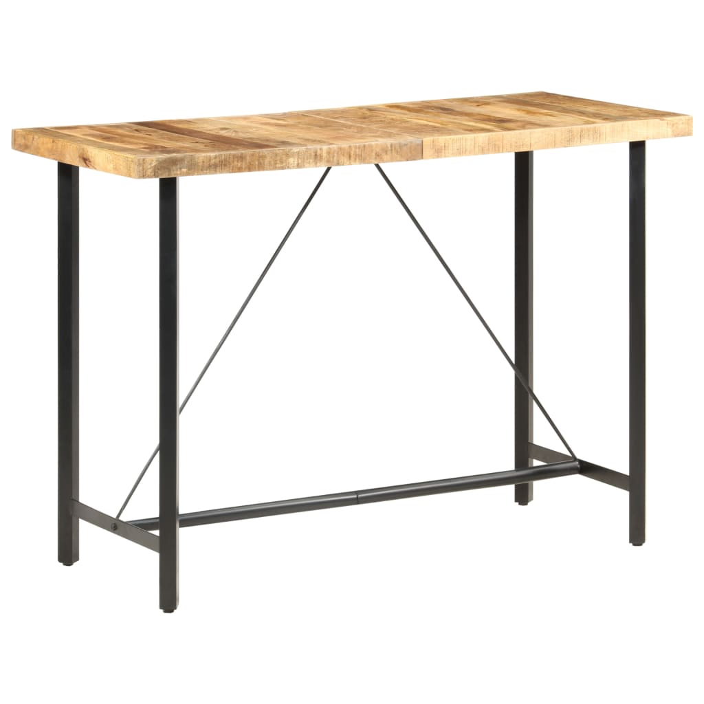 vidaXL Barový stůl 150 x 70 x 107 cm hrubé mangovníkové dřevo