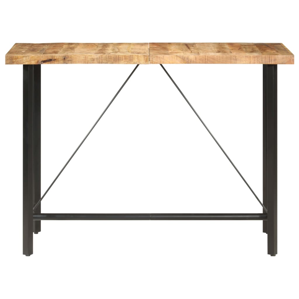 

vidaXL Bartafel 150x70x107 cm ruw mangohout