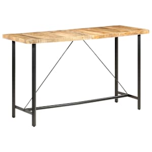 Barový stůl 180 x 70 x 107 cm hrubé mangovníkové dřevo - obrázek 8