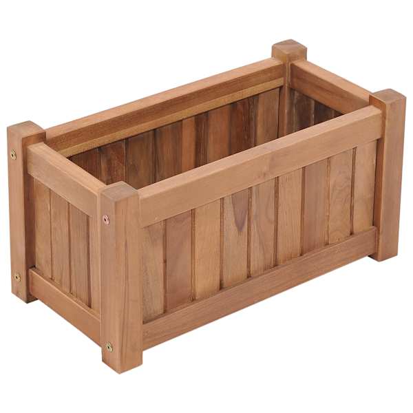 vidaXL taimelava, 50 x 25 x 25 cm, toekast tiikpuidust