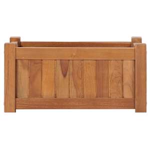 Vyvýšený záhon 50 x 25 x 25 cm masivní teakové dřevo - obrázek 3