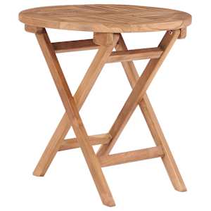 vidaXL kokkupandav aialaud, 45 cm, tiikpuu