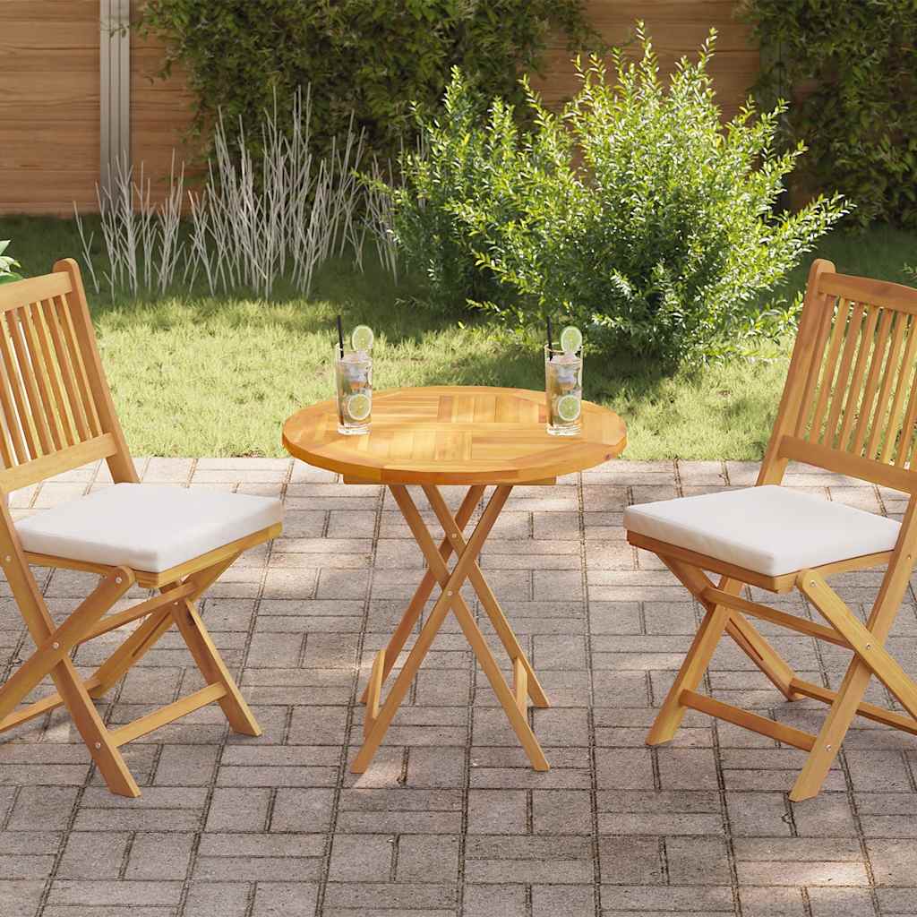 Thumbnail - vidaXL Tischplatte Massivholz Teak Rund 2,5 cm 70 cm