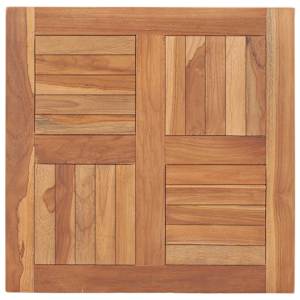 vidaXL lauaplaat tiikpuu 60 x 60 x 2,5 cm
