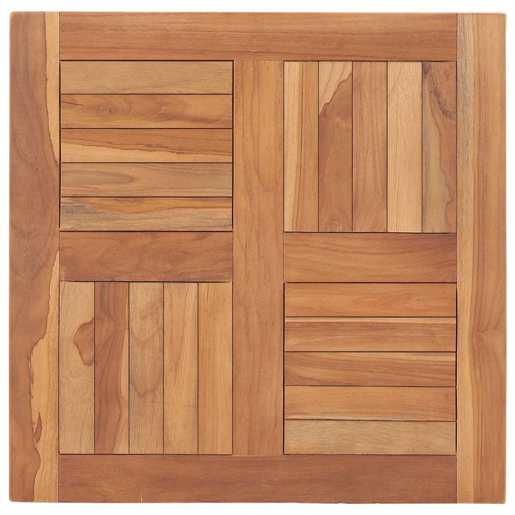 vidaXL Stolní deska masivní teakové dřevo 60 x 60 x 2,5 cm