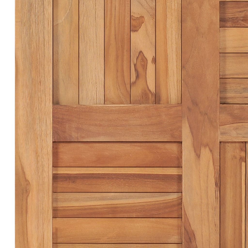 Tischplatte Massivholz Teak 60×60×2,5 cm | Stepinfit.de