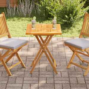 Mizna plošča iz trdne tikovine 60x60x2,5 cm