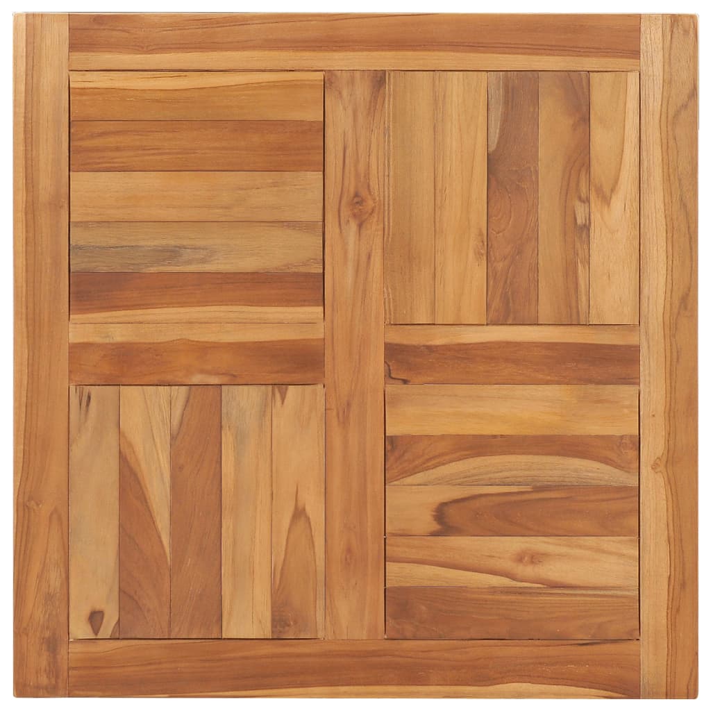 Image of vidaXL Table Top Solid Teak Wood 70x70x2.5 cm
