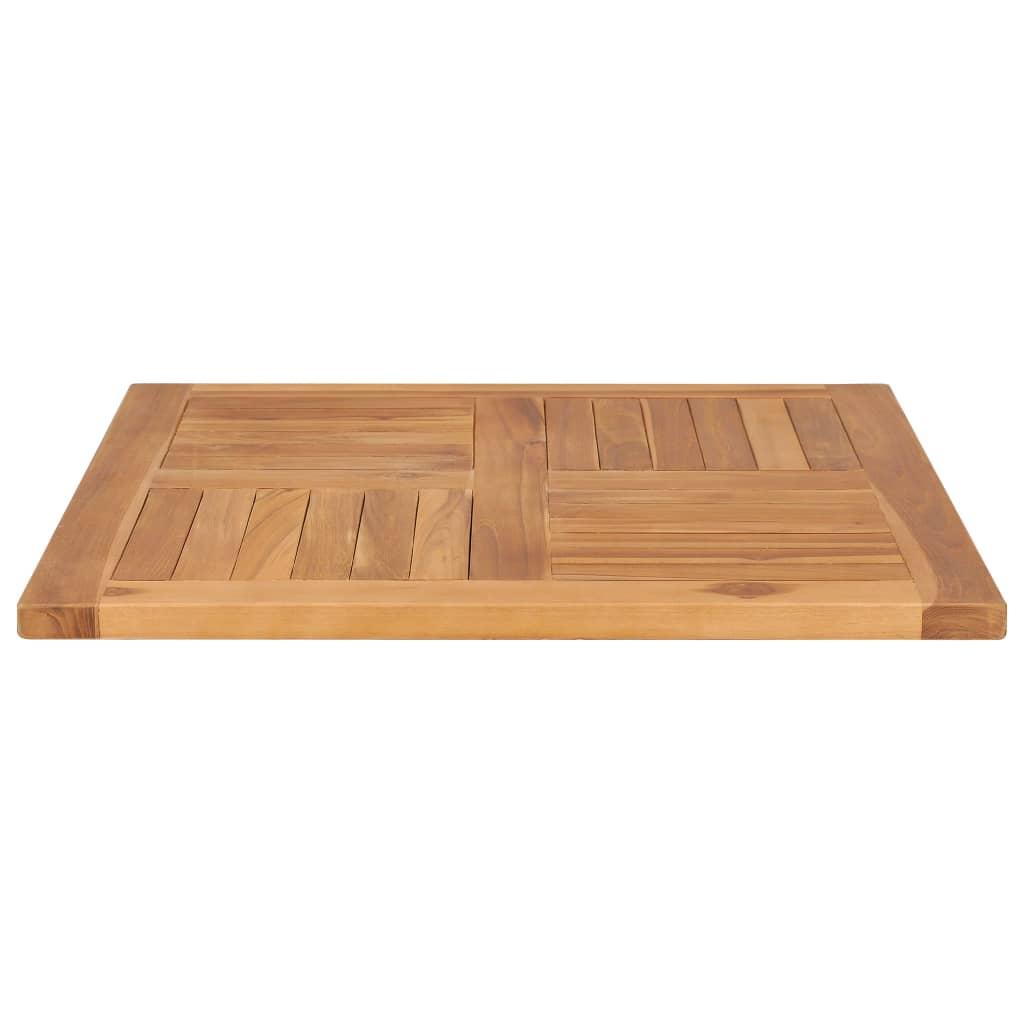 Tischplatte Massivholz Teak 70×70×2,5 cm | Stepinfit.de