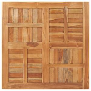 Stolní deska masivní teakové dřevo čtvercová 90 x 90 x 2,5 cm - obrázek 4