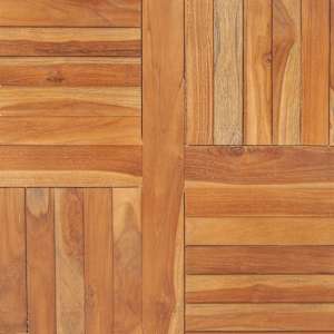 Stolní deska masivní teakové dřevo čtvercová 90 x 90 x 2,5 cm - obrázek 6