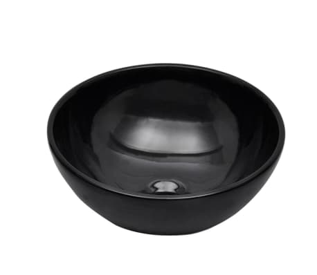 vidaXL Vonios kambario baldų komplektas, 2d., baltas, keramika