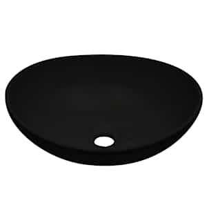 vidaXL Vonios kambario baldų komplektas, 3d., baltos sp., keramika