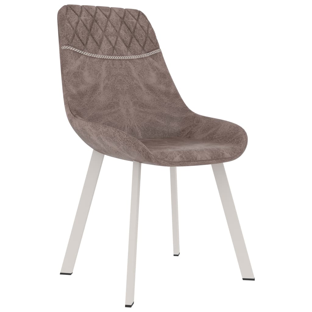 

vidaXL Eetkamerstoelen 6 st kunstleer bruin