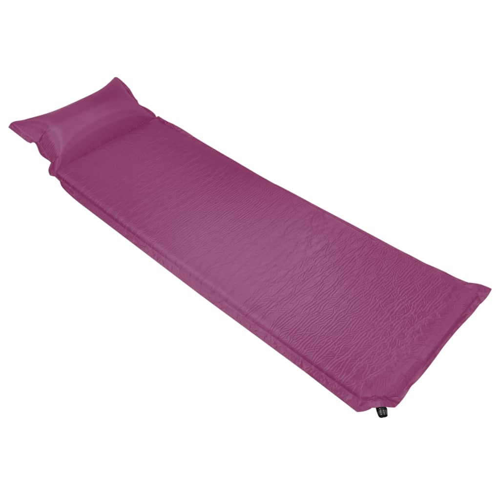 vidaXL Saltea gonflabilă cu pernă, roz, 66 x 200 cm vidaXL