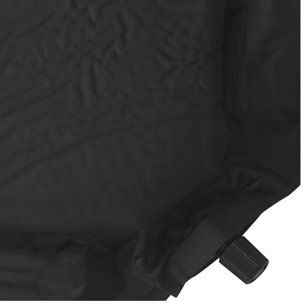 Fekete felfújható matrac 66 x 200 cm 