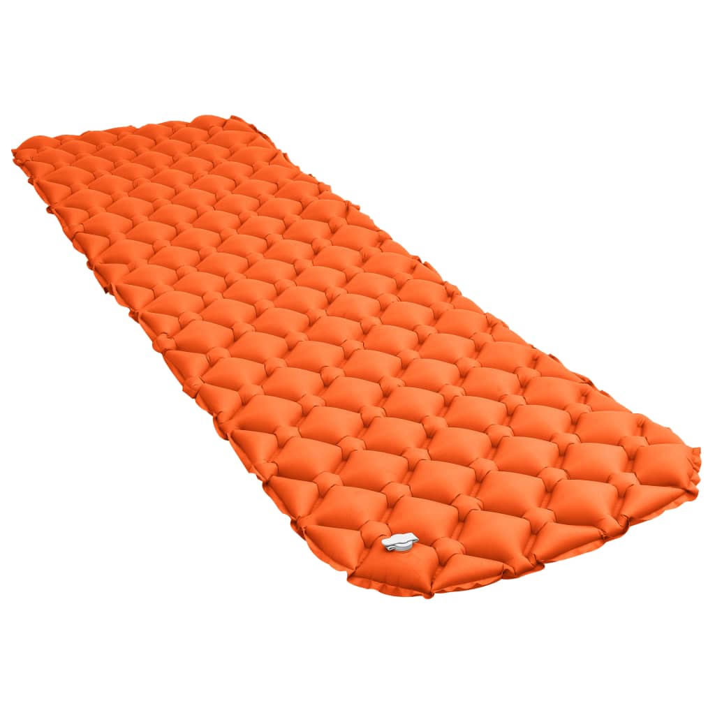 vidaXL Saltea gonflabilă, portocaliu, 58 x 190 cm vidaXL