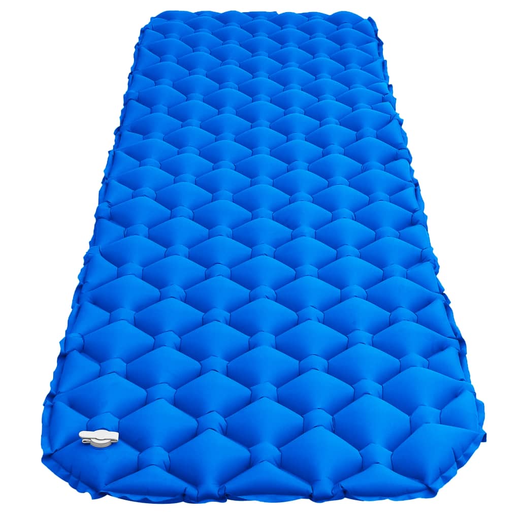 

vidaXL Luchtmatras opblaasbaar 58x190 cm blauw