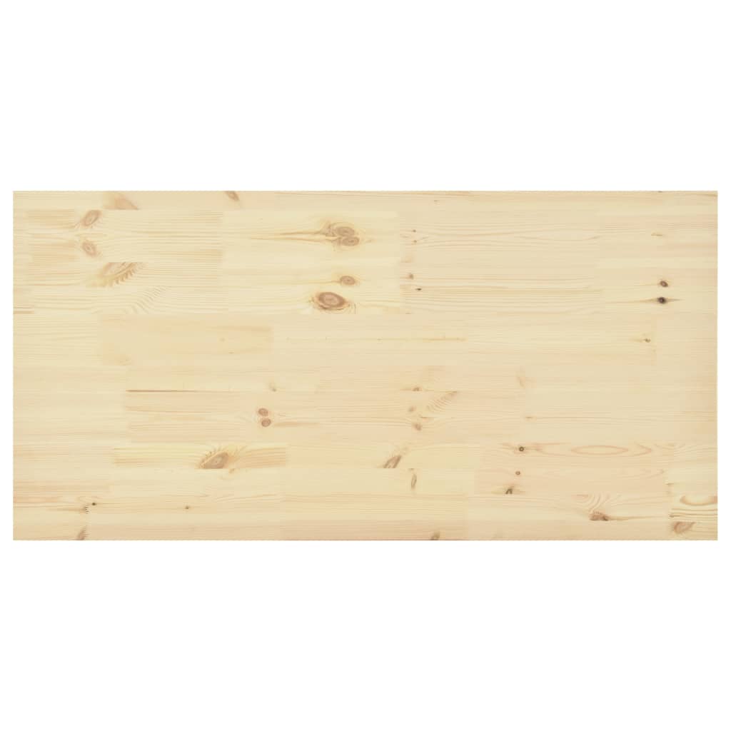 

vidaXL Tafelblad rechthoekig 100x60x2,5 cm natuurlijk grenenhout