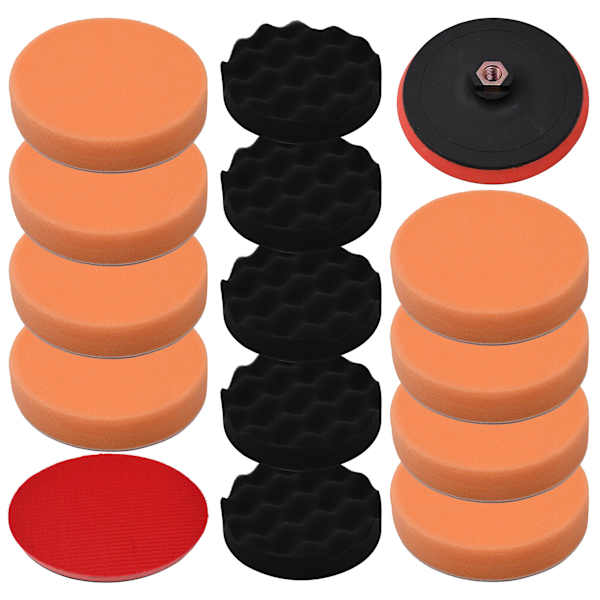 vidaXL 14-osaline poleerimispadja komplekt 150 mm