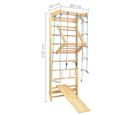 wooden playset ladder
