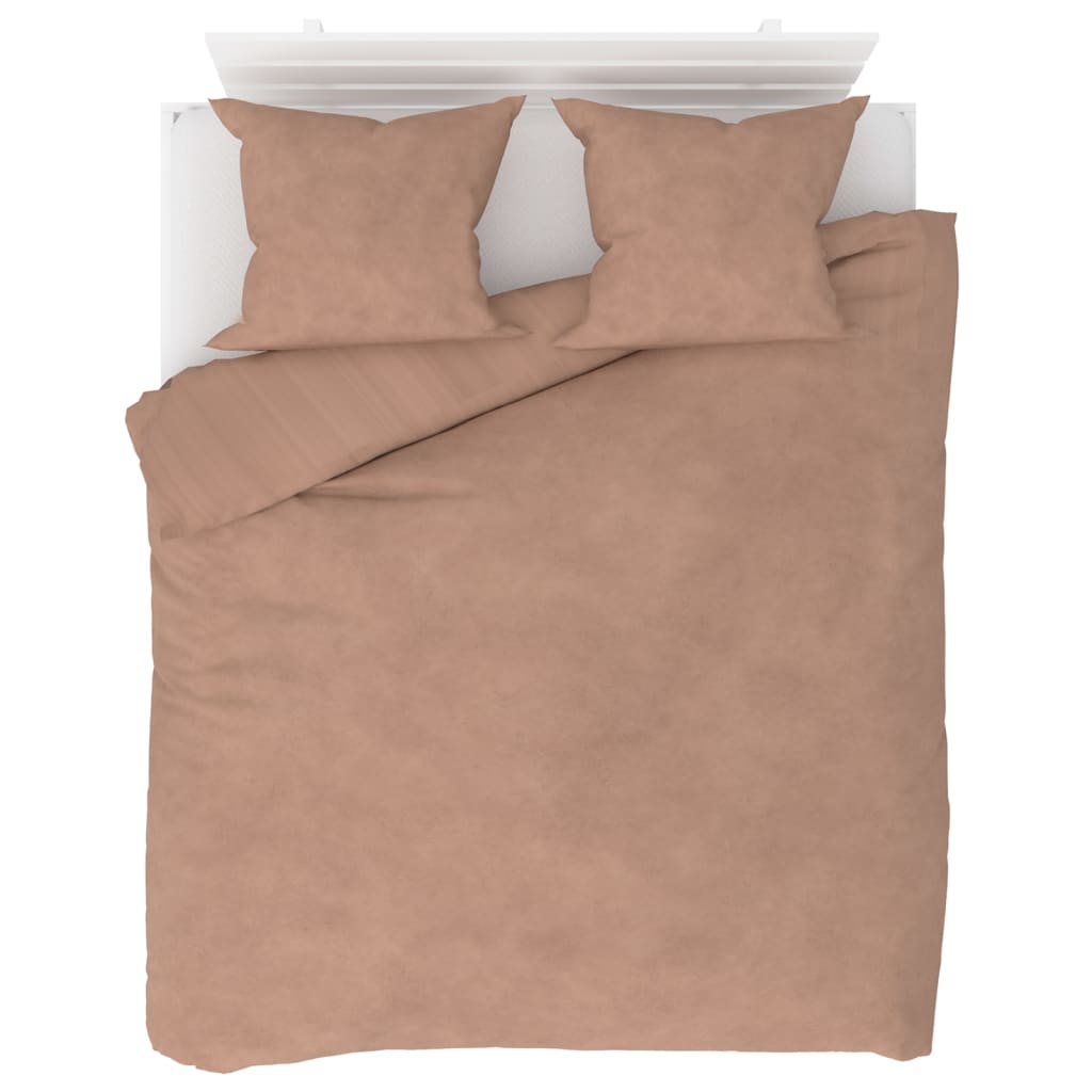 

vidaXL 5-delige Beddengoedset 200x200/60x70 cm fleece beige