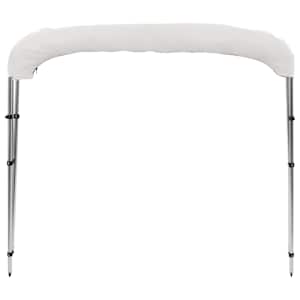 Bimini stříška se 3 oblouky bílá 183 x 140 x 137 cm - obrázek 6