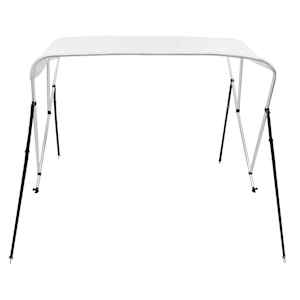 Bimini stříška se 3 oblouky bílá 183 x 180 x 137 cm - obrázek 3