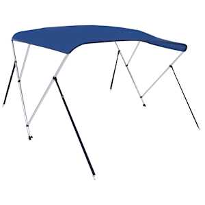 Bimini stříška se 3 oblouky modrá 183 x 140 x 137 cm - obrázek 3