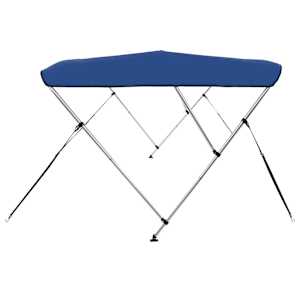 Bimini stříška se 3 oblouky modrá 183 x 160 x 137 cm - obrázek 3