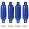 vidaXL paadi kaitseraud 4 tk, sinine, &Oslash; 11 x 40 cm, PVC