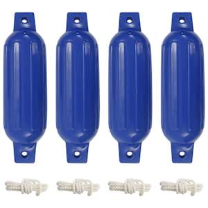 vidaXL paadi kaitseraud 4 tk, sinine, 41 x 11,5 cm, PVC