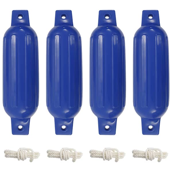 vidaXL paadi kaitseraud 4 tk, sinine, &Oslash; 11 x 40 cm, PVC