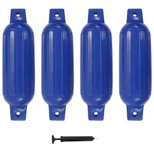 Lodní nárazník 4 ks modrý 41 x 11,5 cm PVC - obrázek 1