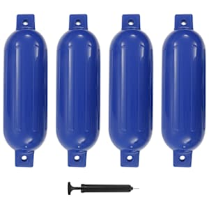 Lodní nárazník 4 ks modrý 51 x 14 cm PVC - obrázek 1