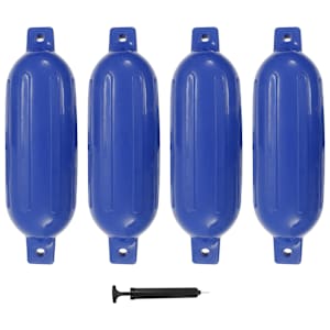 Lodní nárazník 4 ks modrý 58,5 x 16,5 cm PVC - obrázek 1